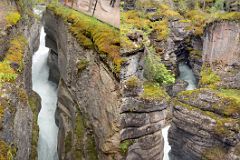 29 Water Gushing Through Maligne Canyon Near Jasper.jpg